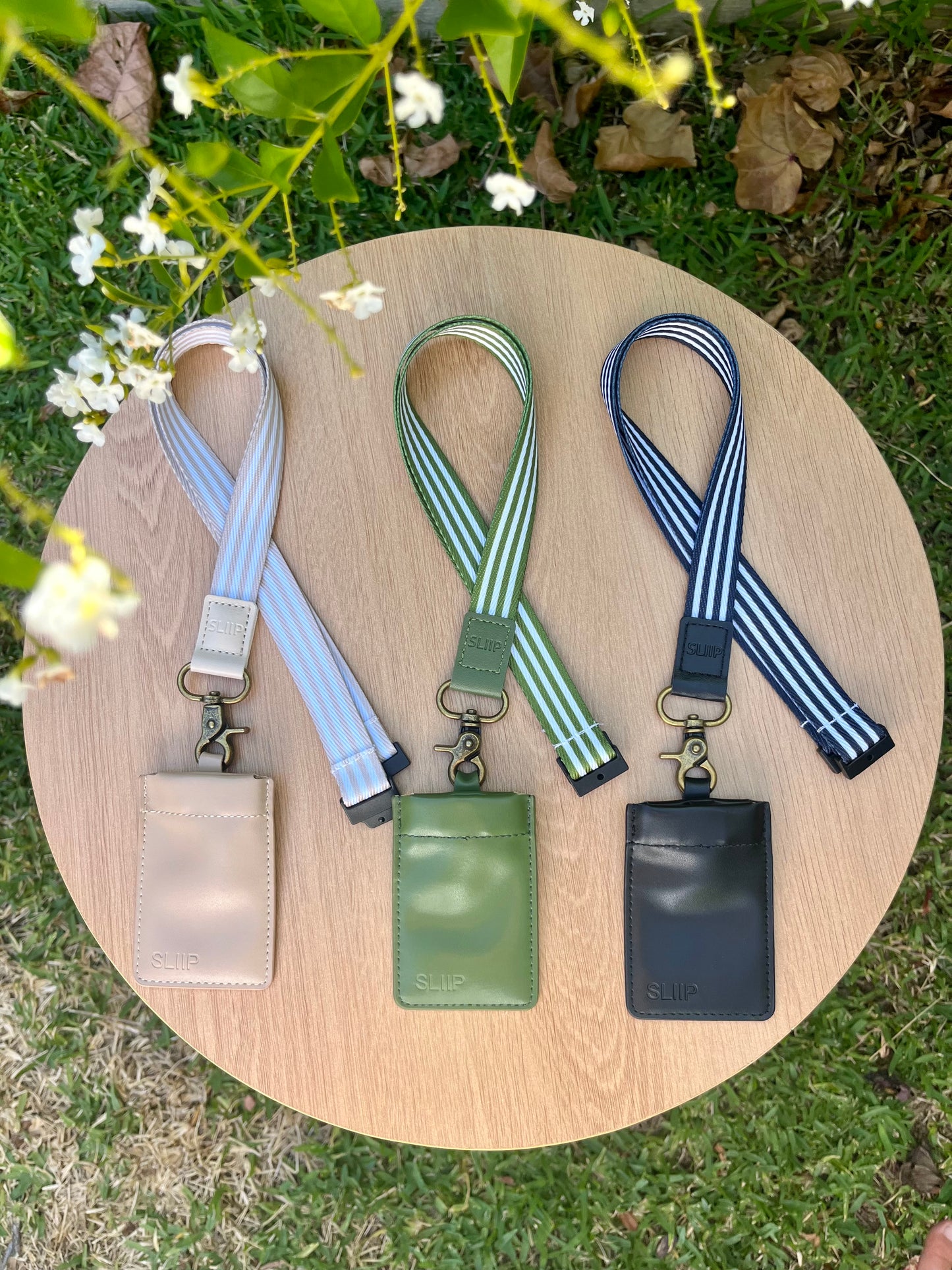 Sandy Striped Lanyard